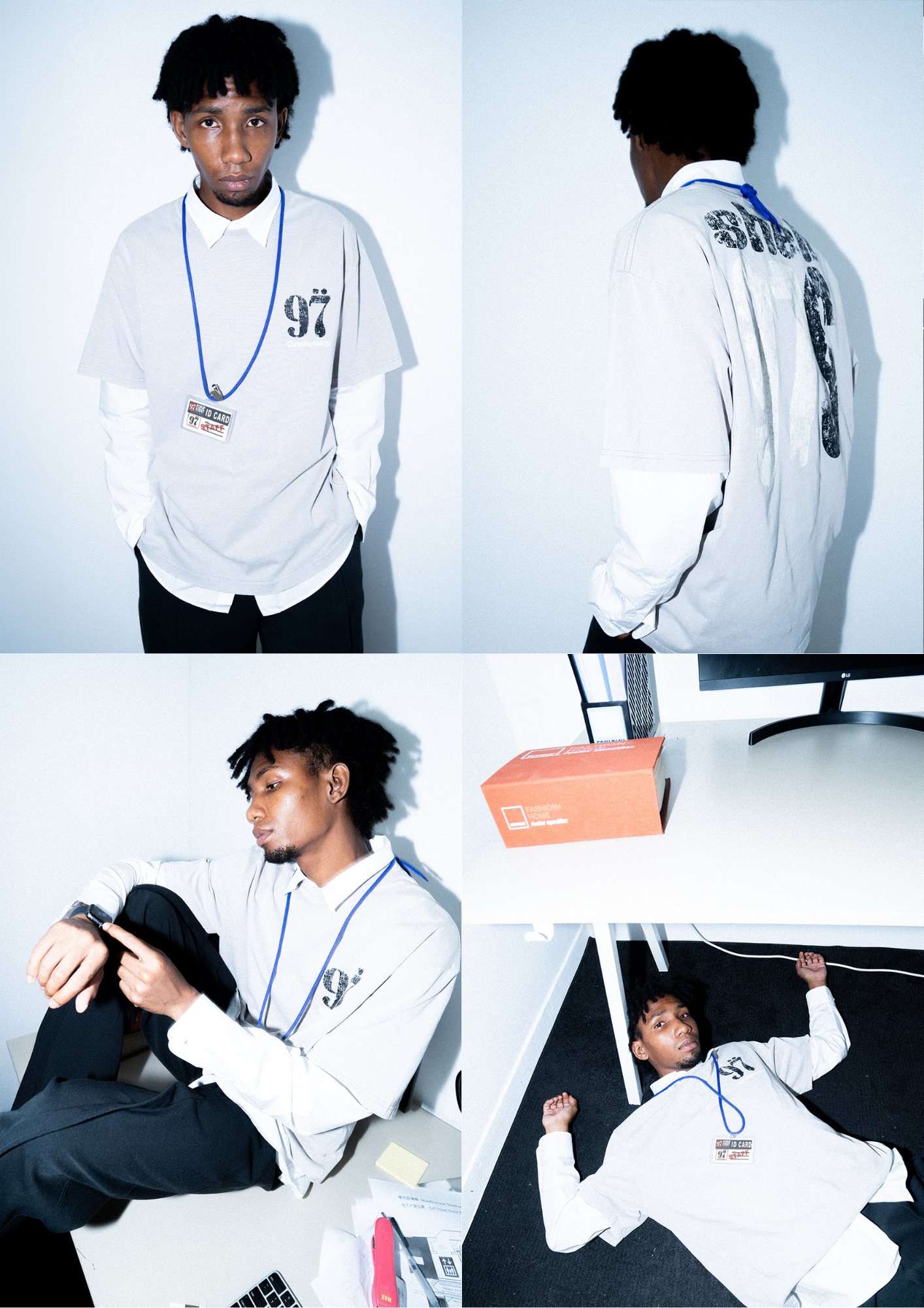 1997Shell WASH LIGHT GREY LOGO TEE