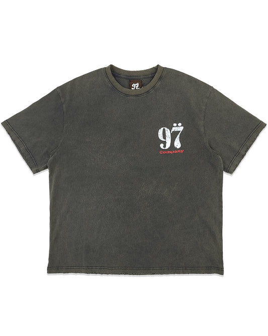1997Shell WASH NAVY BLUE LOGO TEE