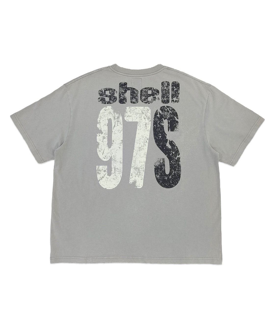 1997Shell WASH LIGHT GREY LOGO TEE
