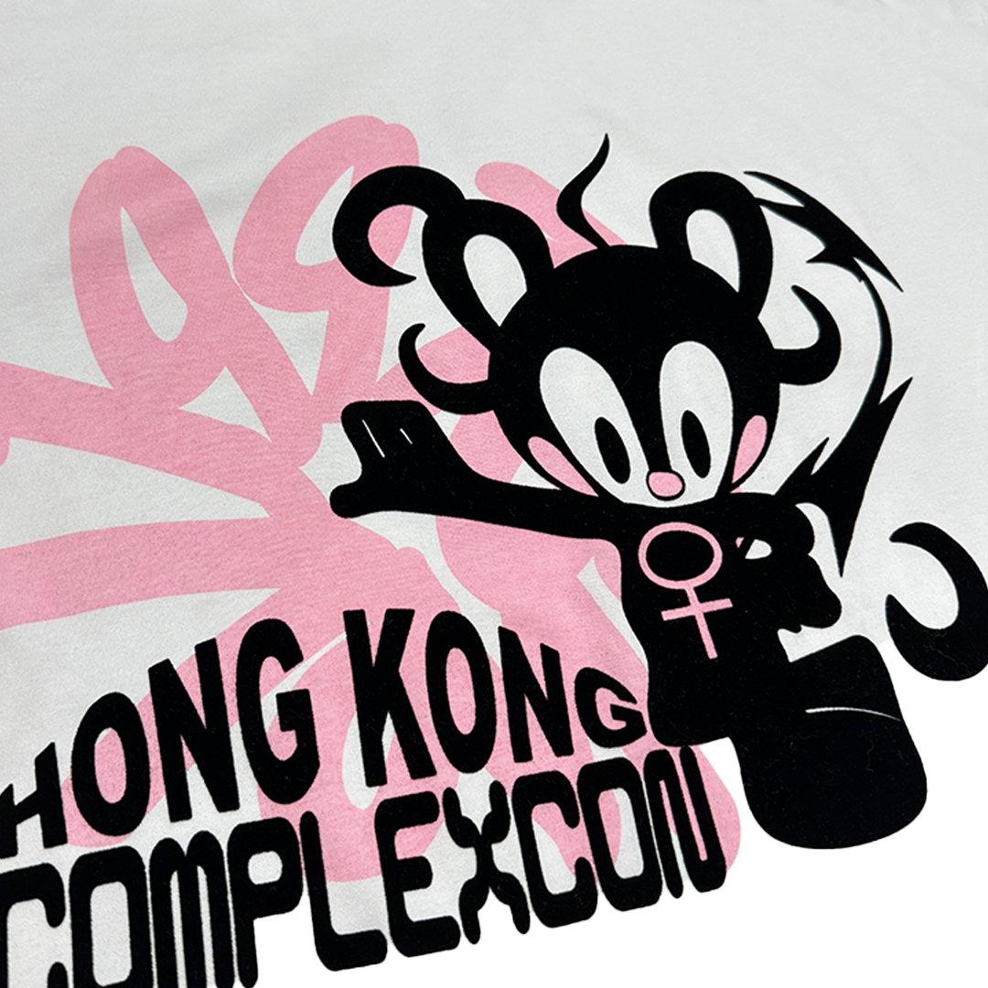 XYZUTOPIA x 1997shell ComplexCon Flocking Print T-shirt