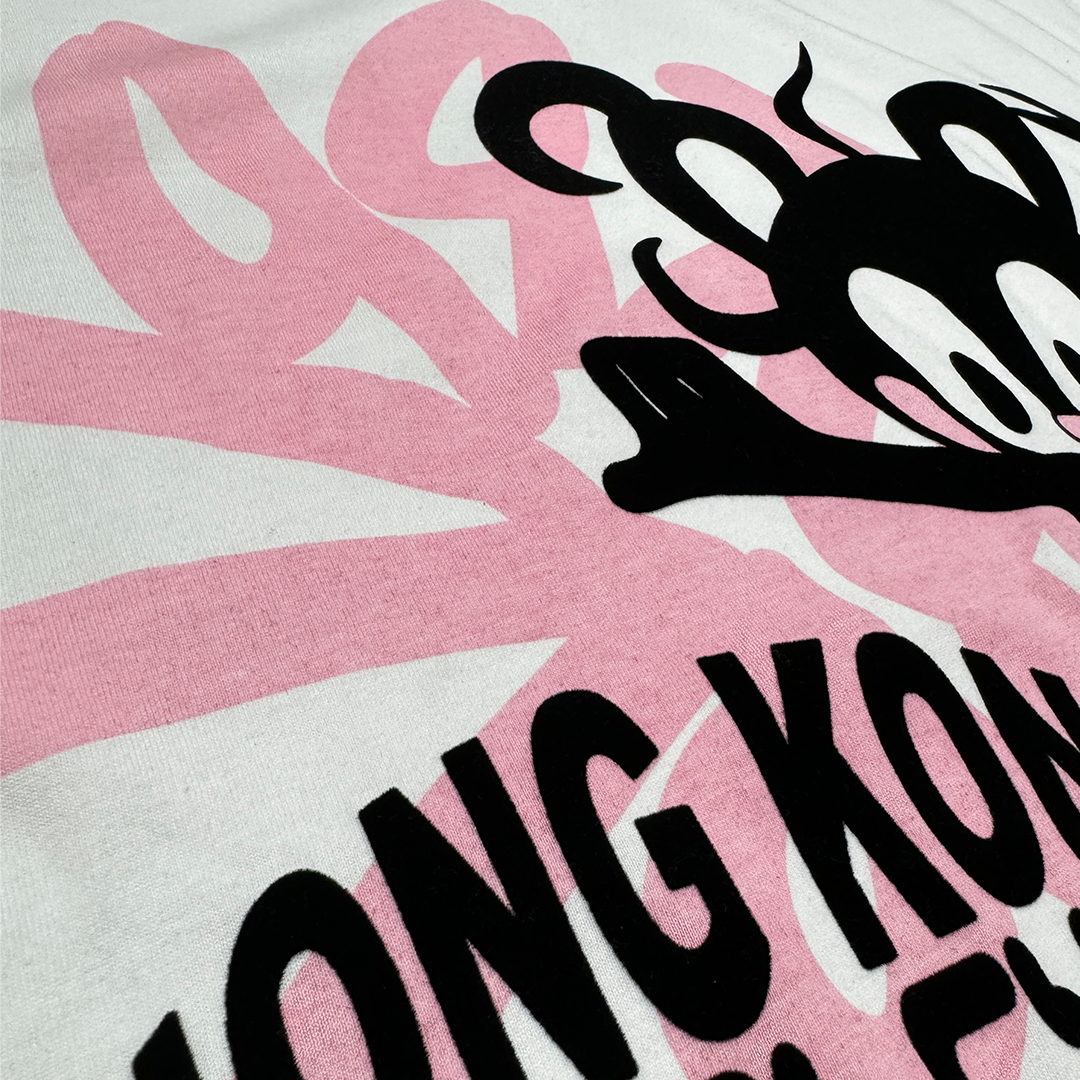 XYZUTOPIA x 1997shell ComplexCon Flocking Print T-shirt