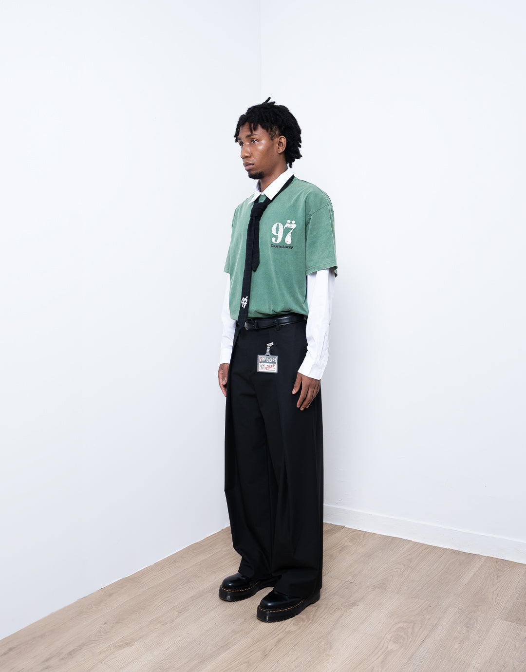 1997Shell WASH GREEN LOGO TEE