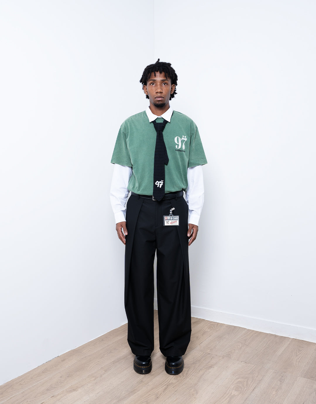 1997Shell WASH GREEN LOGO TEE