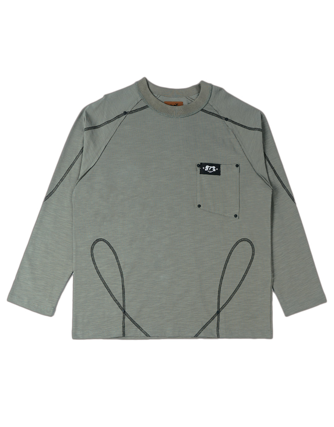 1997shell Logo Long Sleeve Tee(Green)