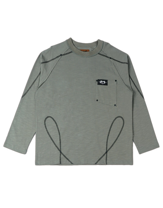 1997shell Logo Long Sleeve Tee(Green)