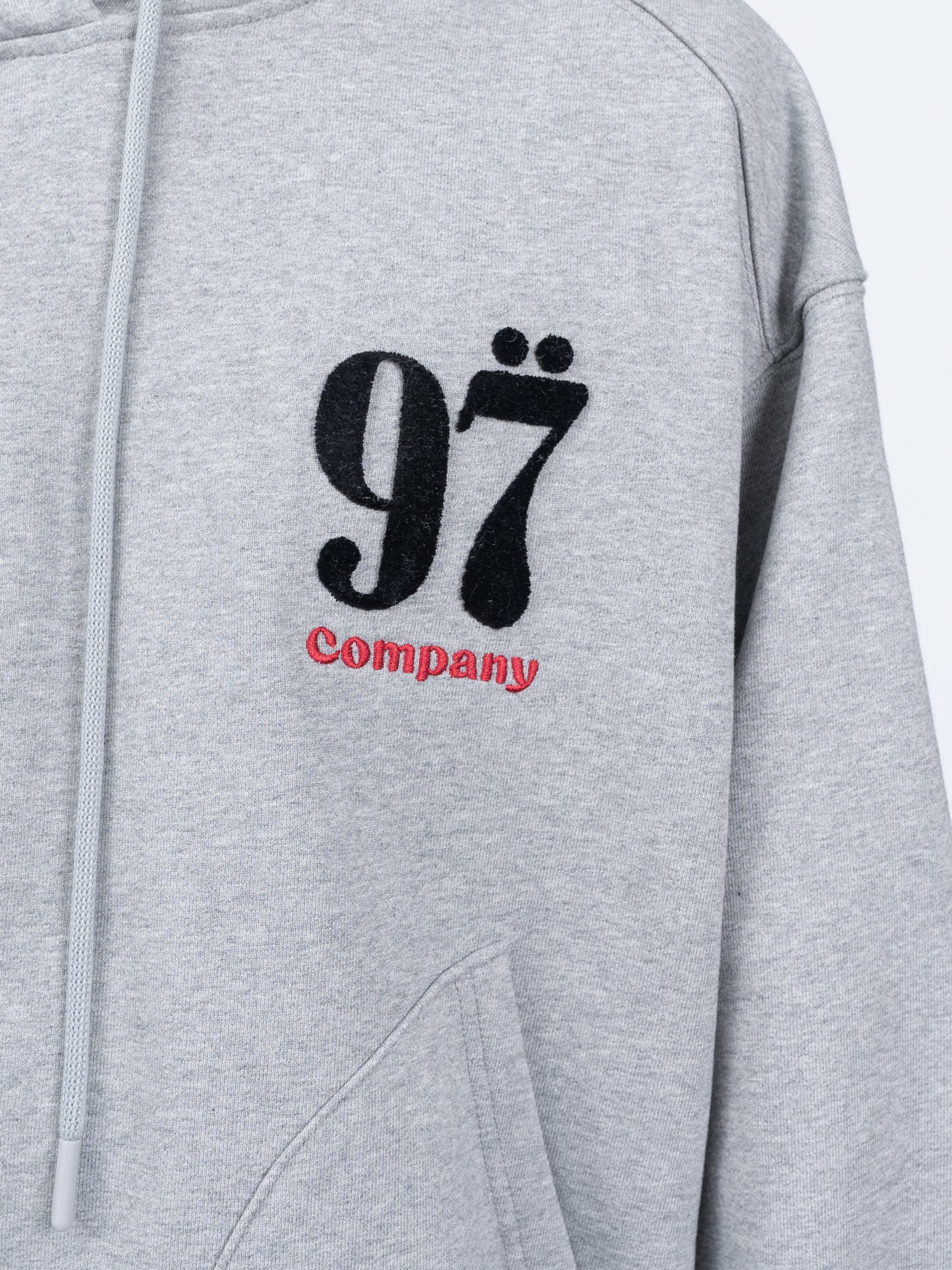 1997shell Stock Logo Hoodie(Grey)