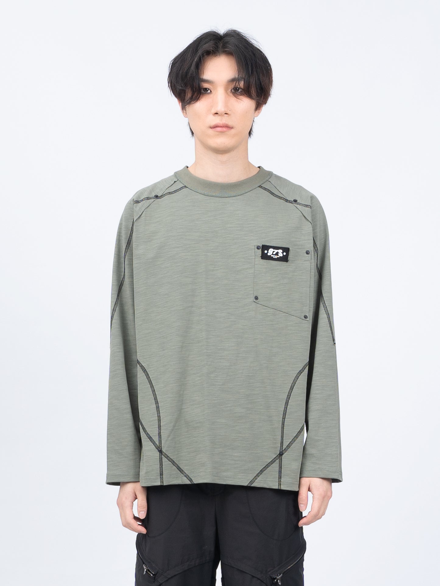 1997shell Logo Long Sleeve Tee(Green)
