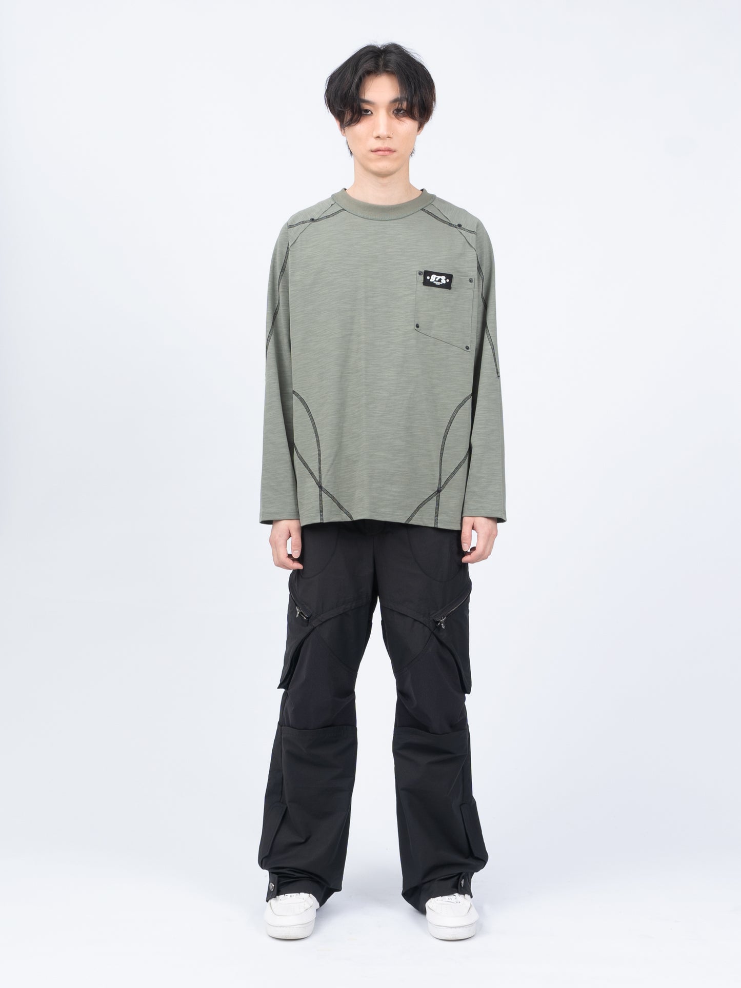 1997shell Logo Long Sleeve Tee(Green)