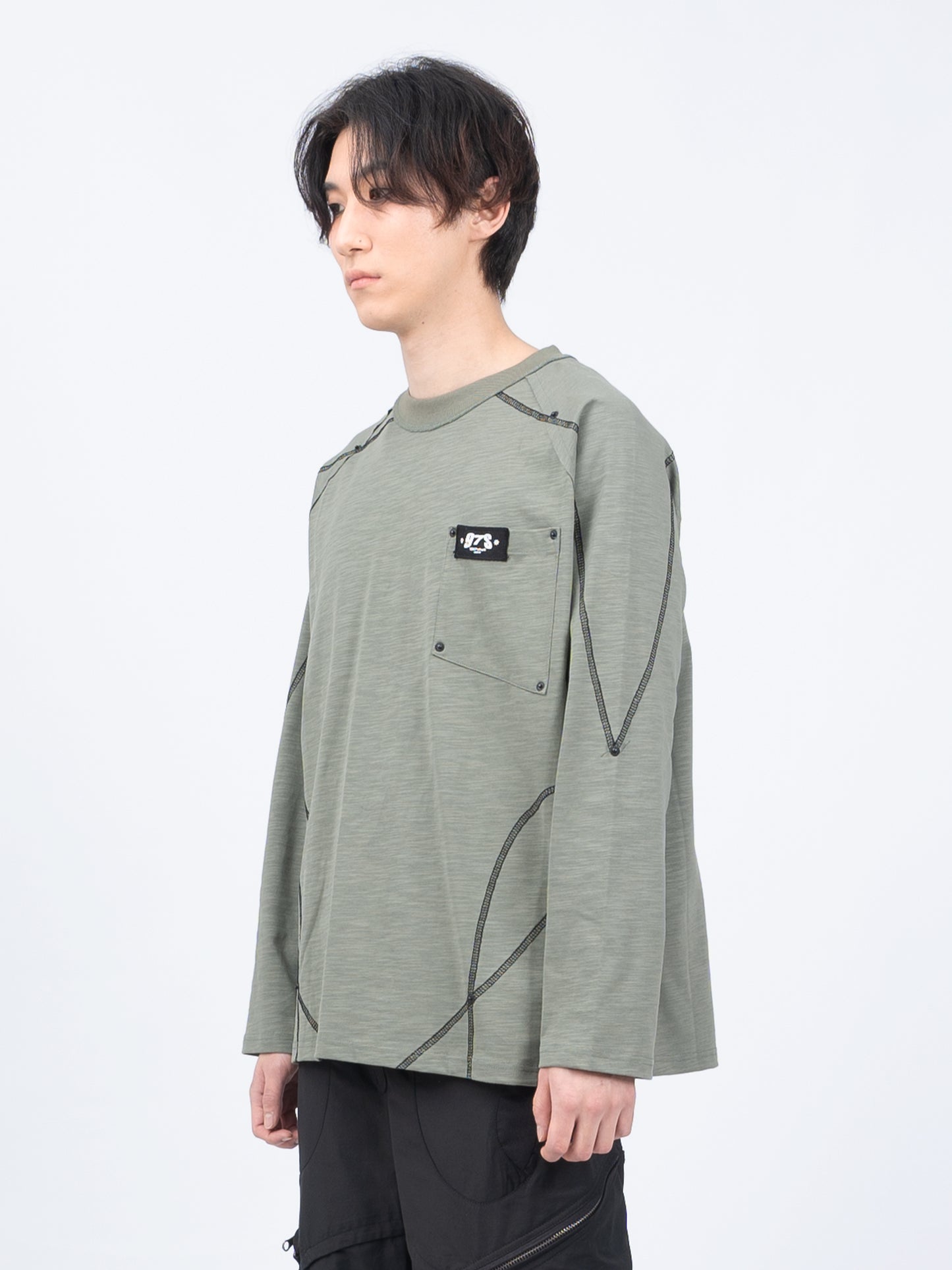 1997shell Logo Long Sleeve Tee(Green)