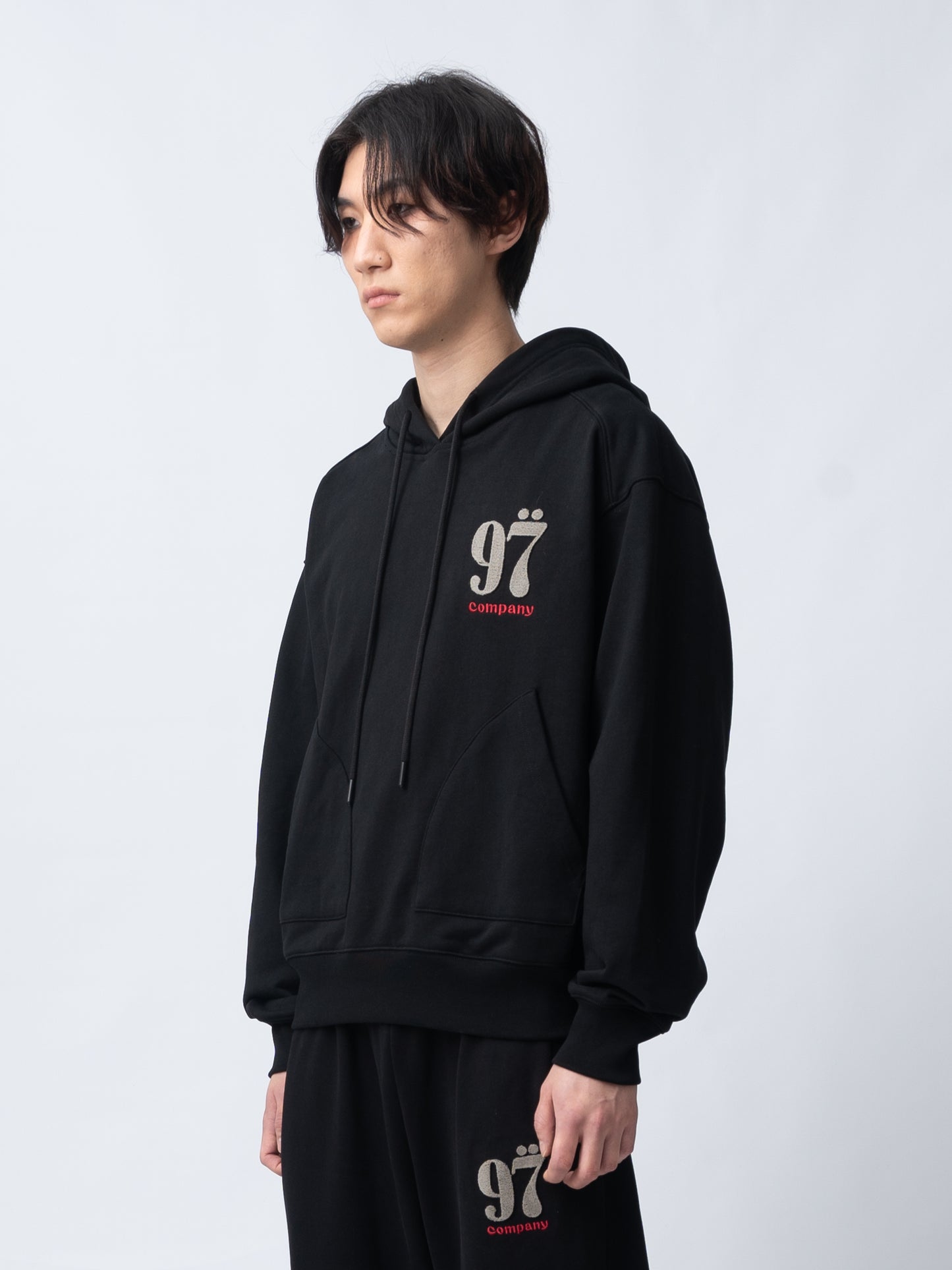 1997shell Stock Logo Hoodie(Black)