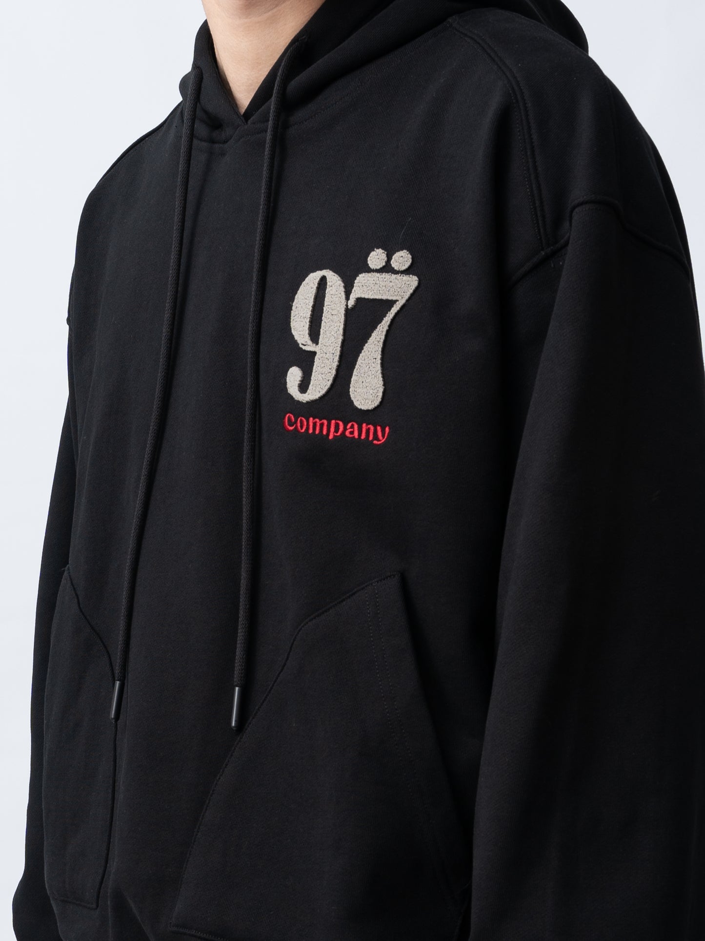1997shell Stock Logo Hoodie(Black)