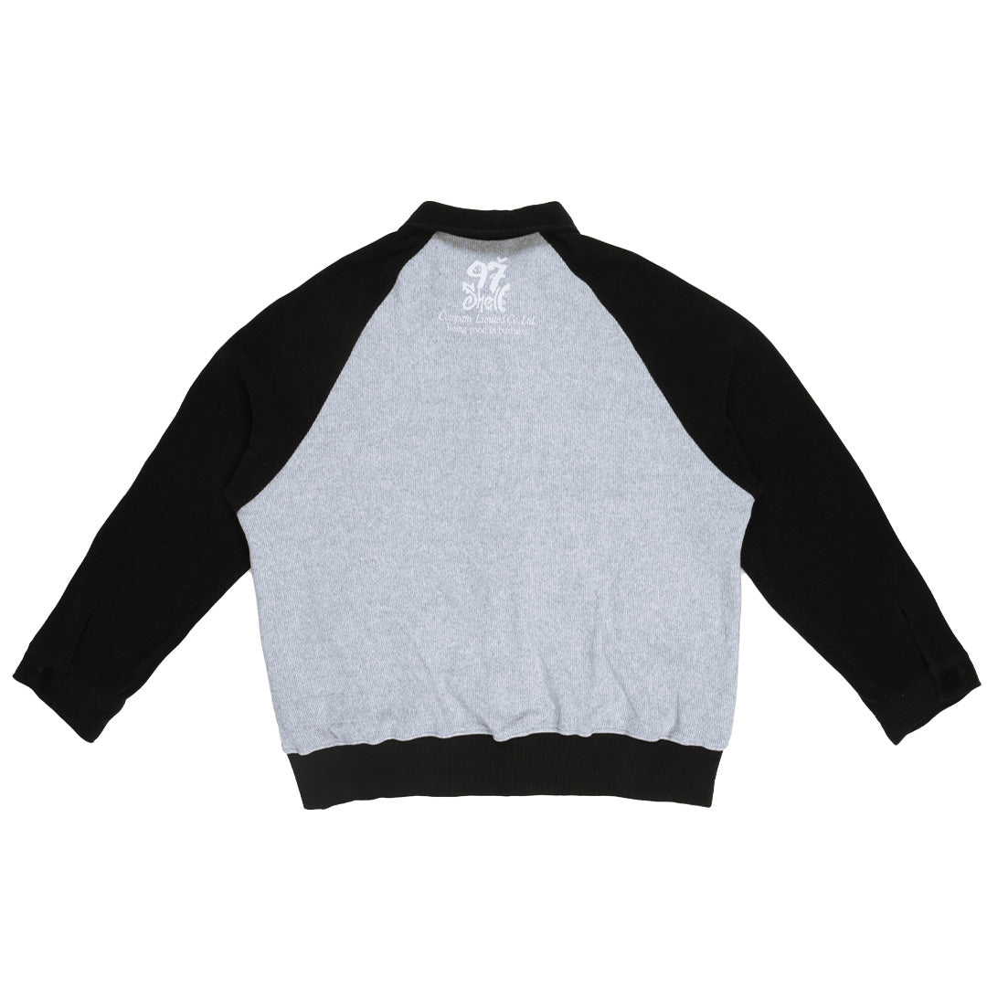 1997shell Raglan Grey Sleeve Jacket