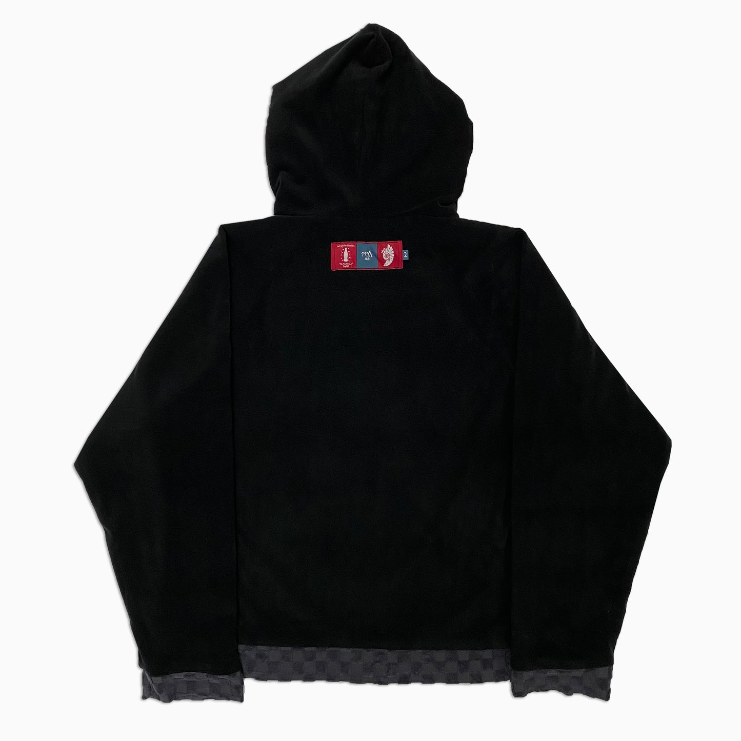 1997shell Reversible Checkered Full-Zip Hoodie