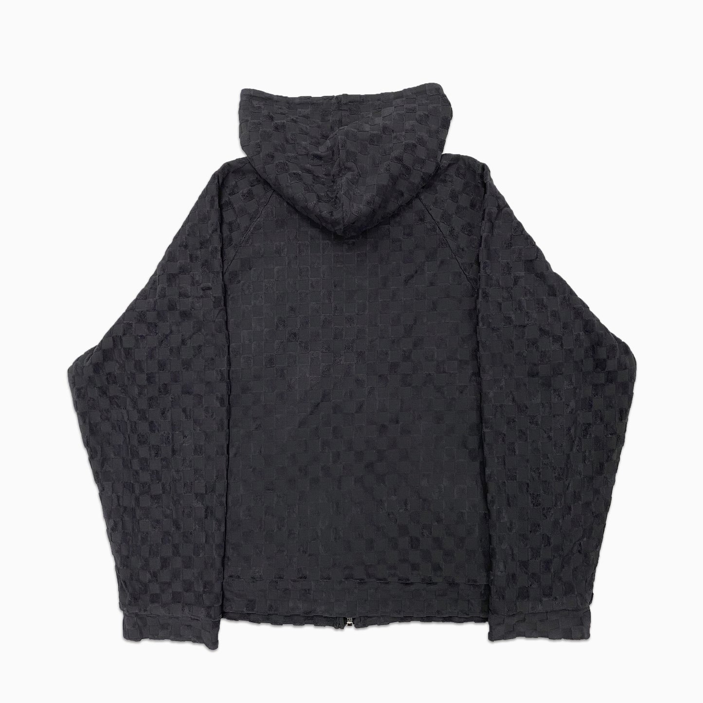 1997shell Reversible Checkered Full-Zip Hoodie