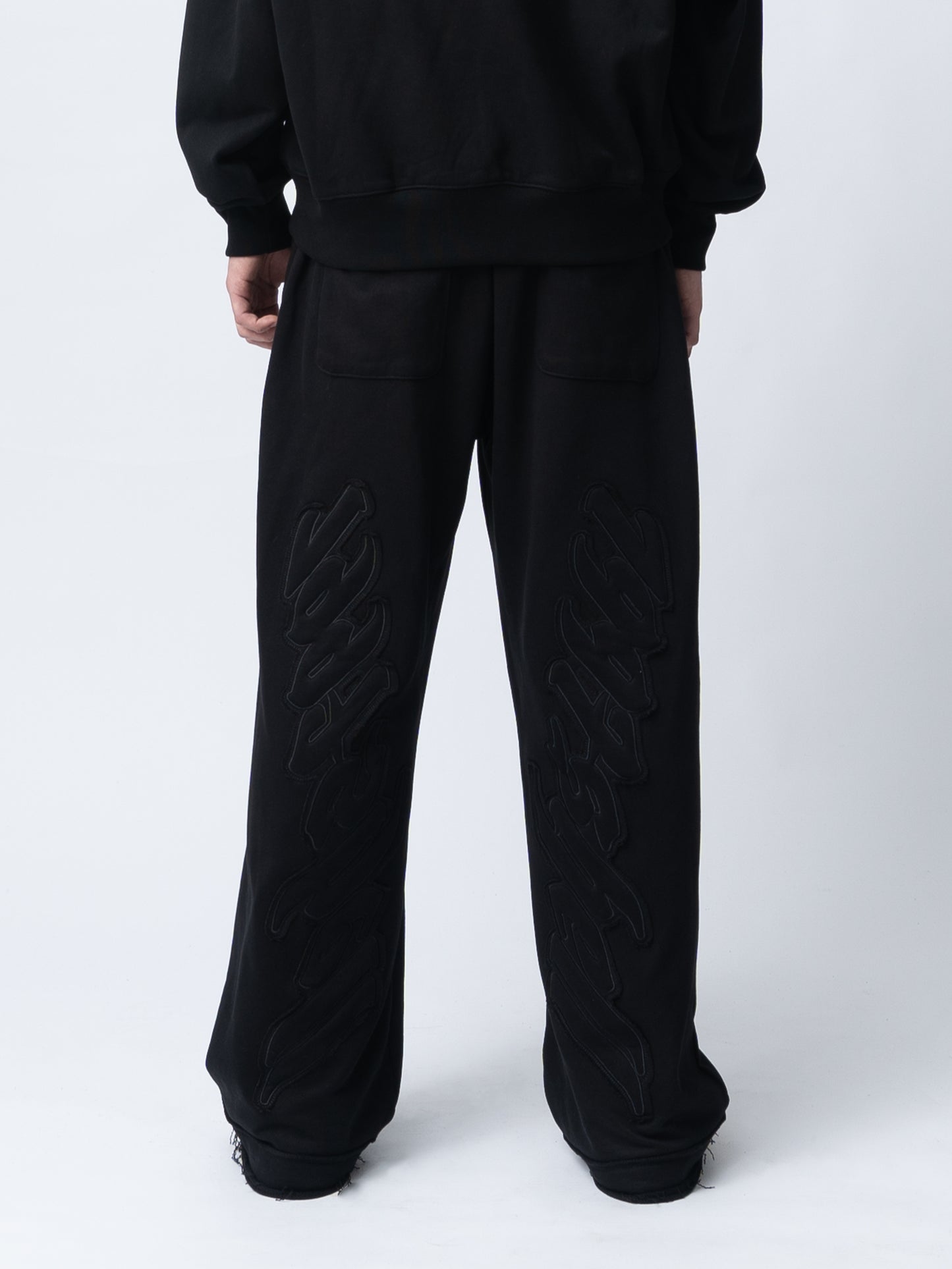 1997shell Stock Logo Sweatpants(Black)