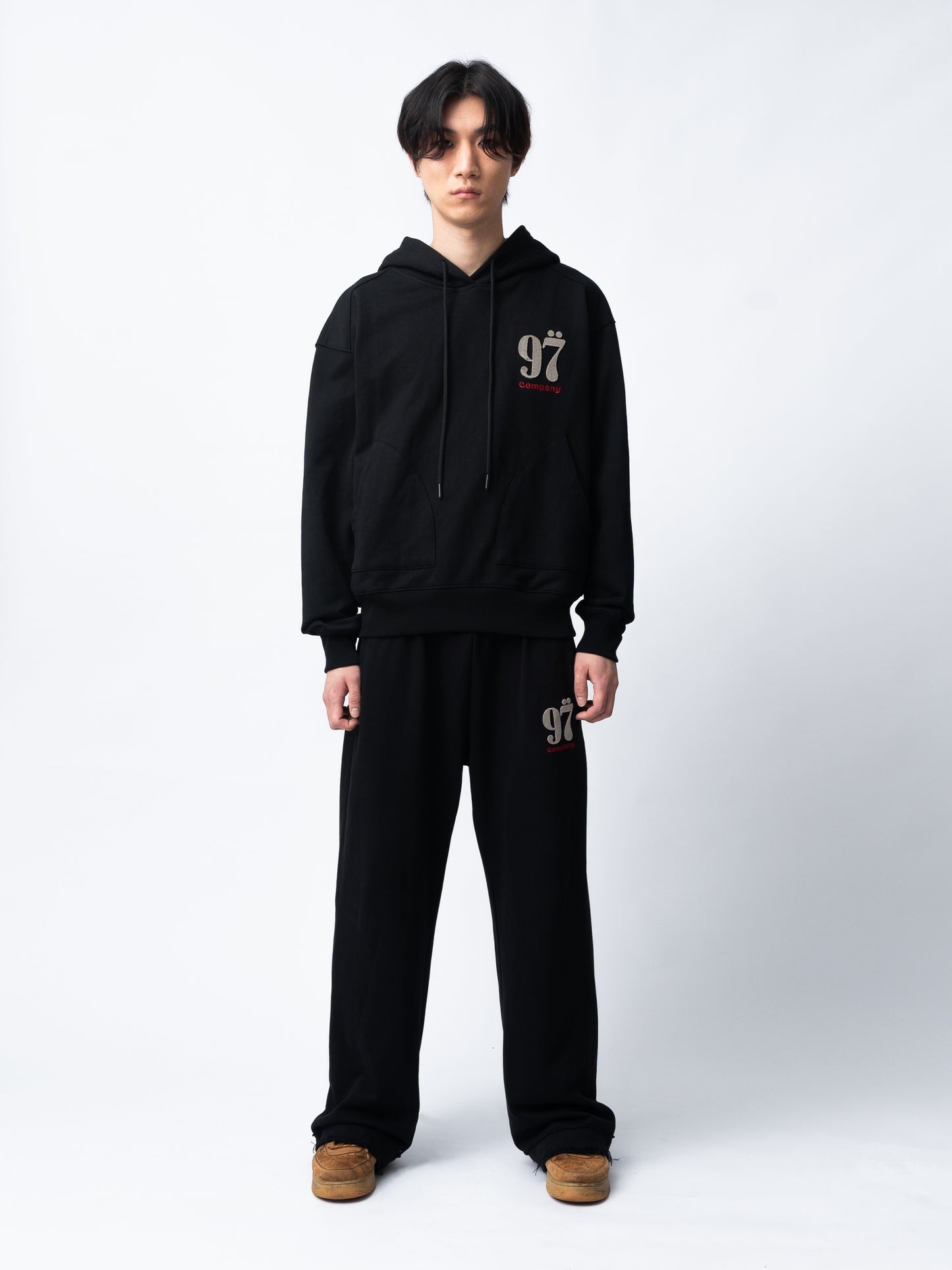 1997shell Stock Logo Sweatpants(Black)