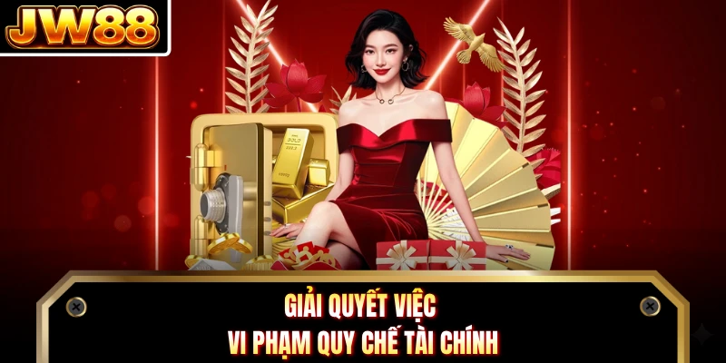 Giải quyết việc vi phạm quy chế tài chính